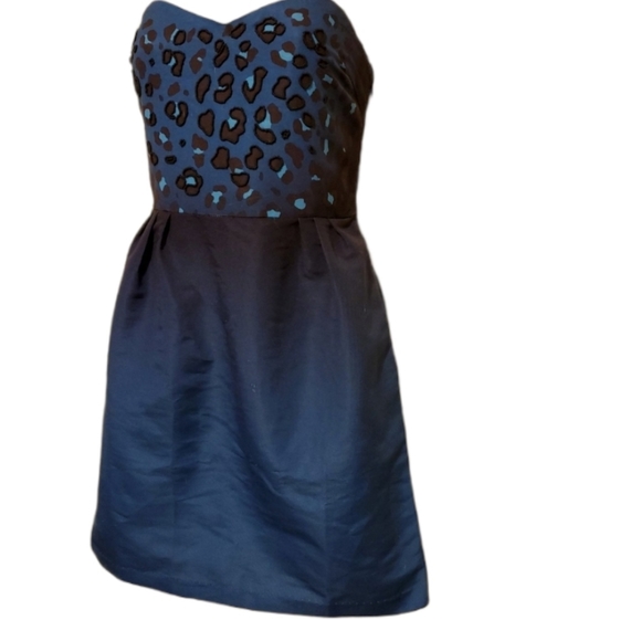 Silence + Noise Anthro Ombre Leopard Dress NWT - Picture 2 of 5